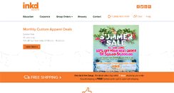 Desktop Screenshot of inkdapparel.com